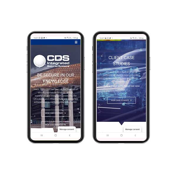 CDS Integrated Security Systems, Mobile, Website