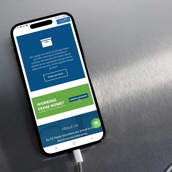 Elite PS, Mobile with responsive design