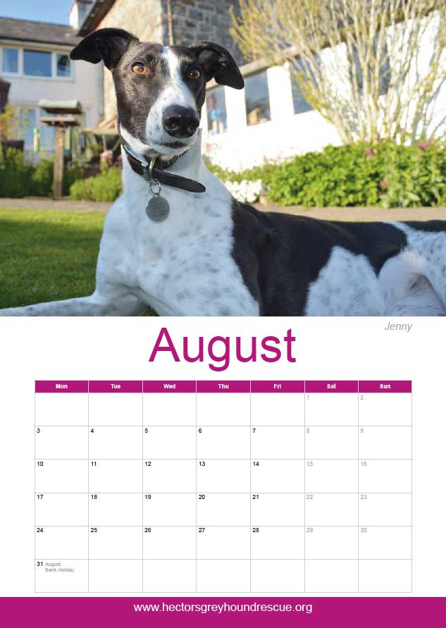 Greyhound-Calendar