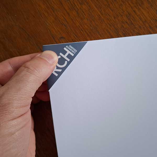 Legal Corners on A4 document,