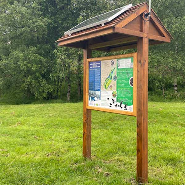 Nant Llwynog Park, Interpretation panel