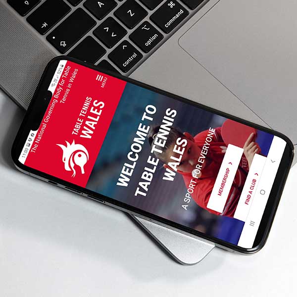 Table Tennis Wales, Mobile