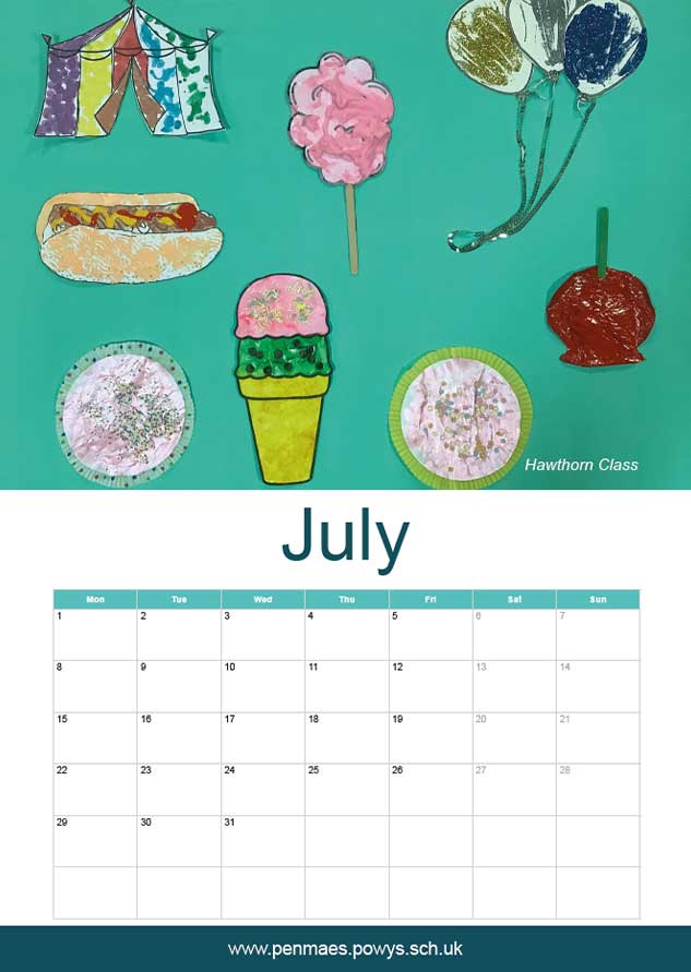 Ysgol-Penmaes-Calendar